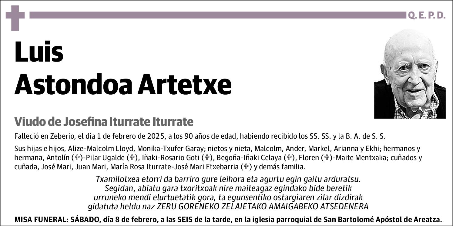 Luis Astondoa Artetxe