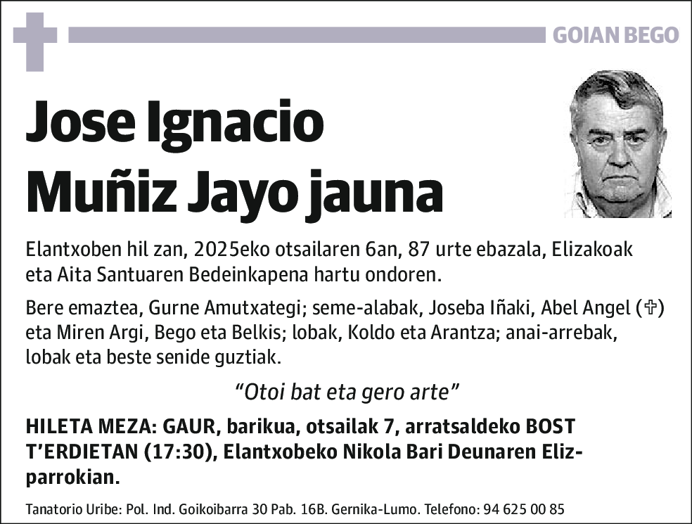 Jose Ignacio Muñiz Jayo