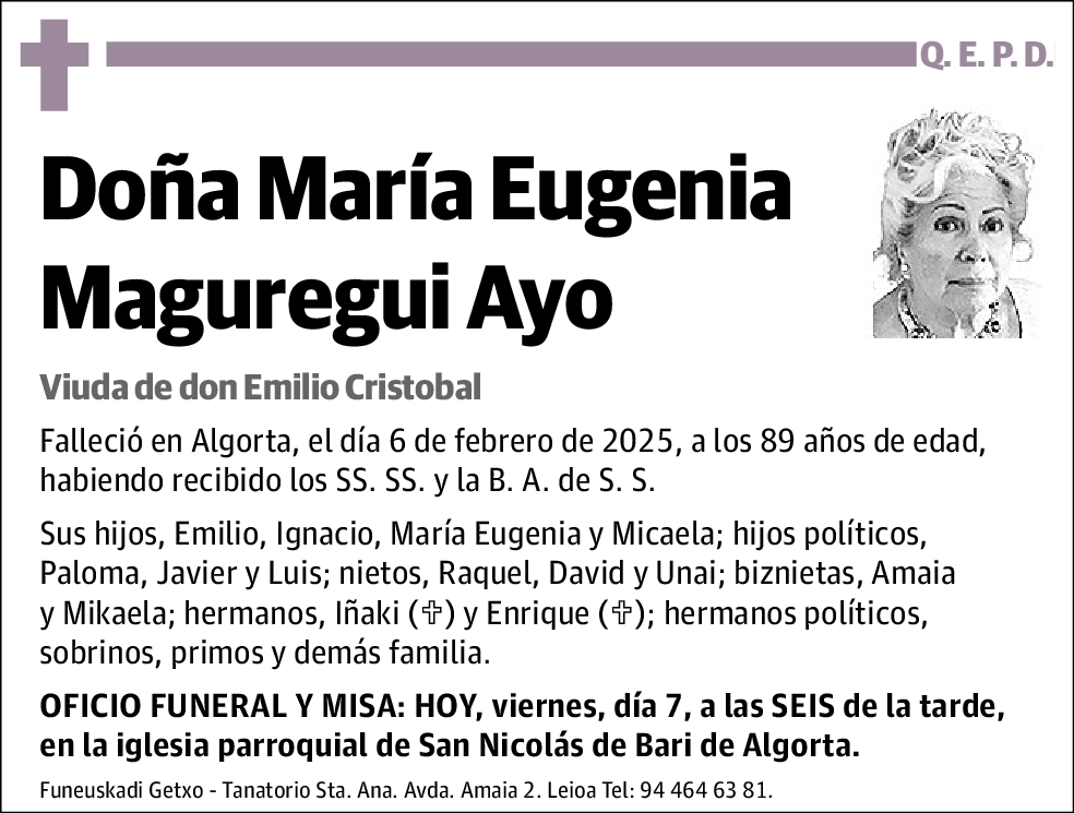 María Eugenia Maguregui Ayo