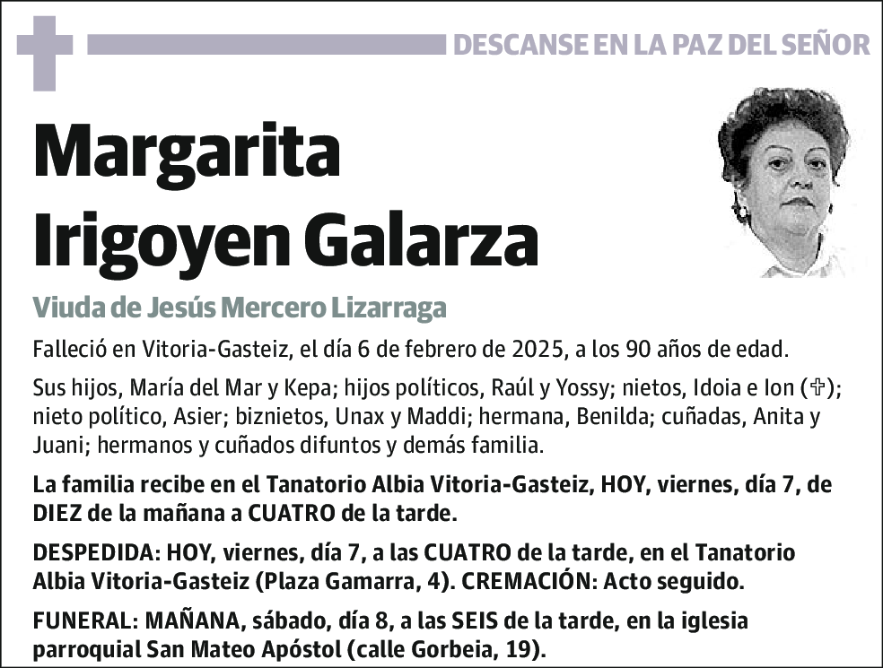 Margarita Irigoyen Galarza