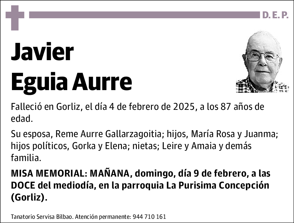 Javier Eguia Aurre