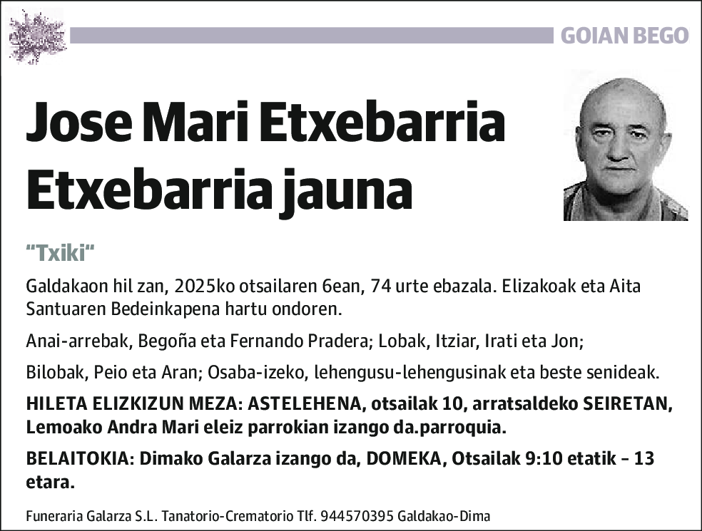 Jose Mari Etxebarria Etxebarria