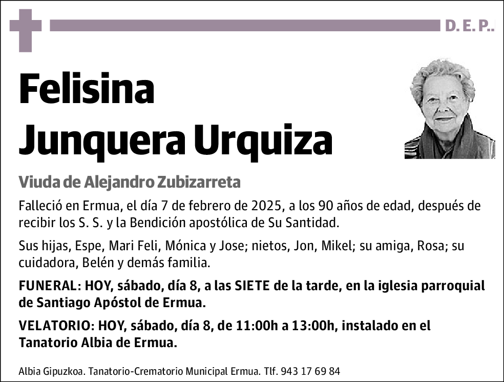 Felisina Junquera Urquiza