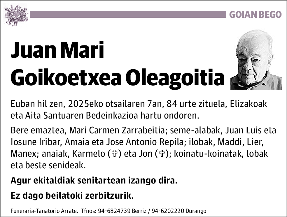 Juan Mari Goikoetxea Oleagoitia