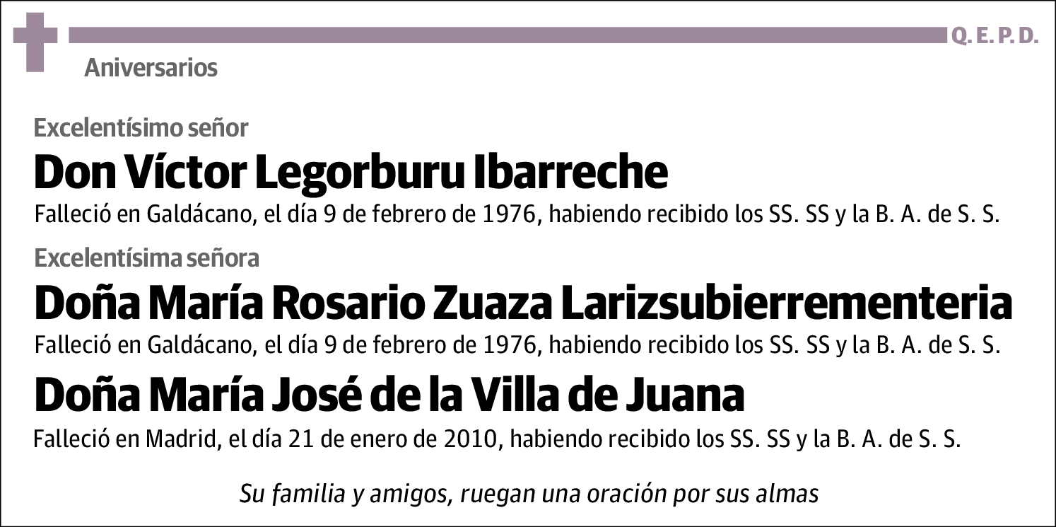 Víctor Zuazua Larizsubierrementeria Legorburu Ibarreche