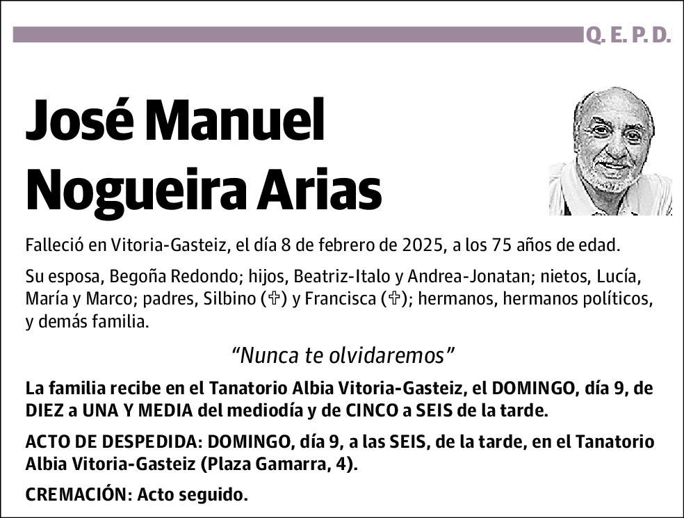 Jose Manuel Nogueira Arias