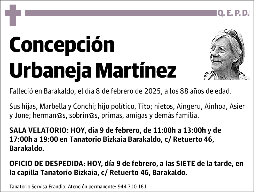 Concepcion Urbaneja Martinez