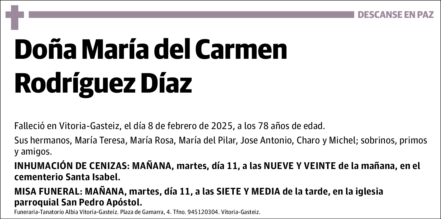 María del Carmen Rodríguez Díaz