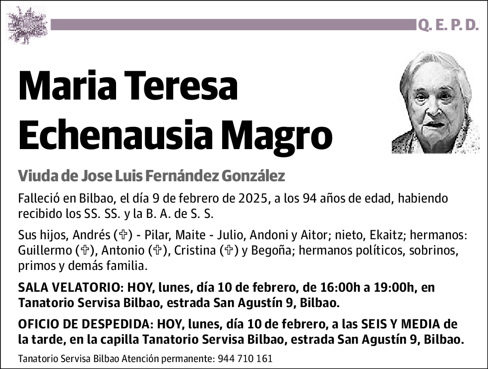 María Teresa Echenausia Magro