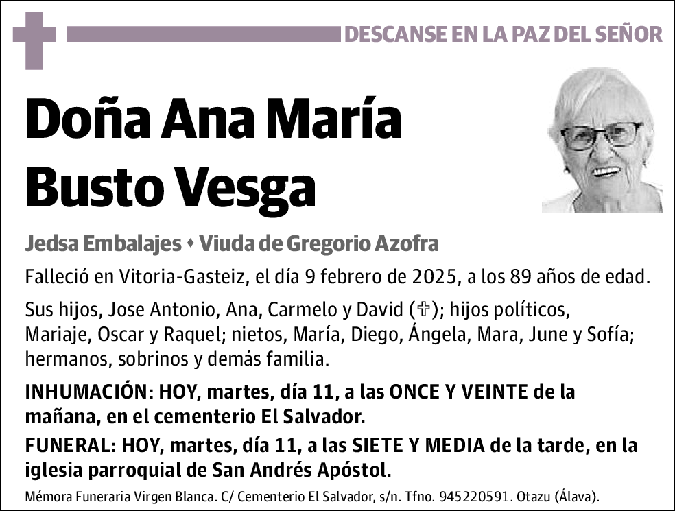 Ana María Busto Vesga