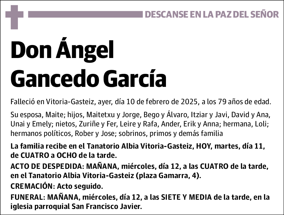 Ángel Gancedo García