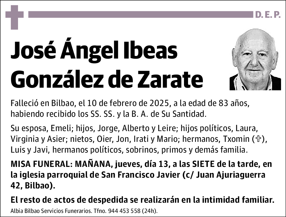 José Ángel Ibeas González De Zarate