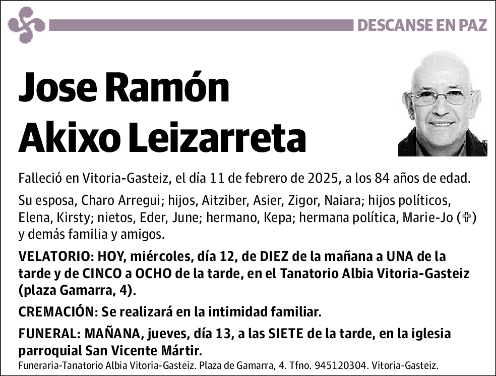 Jose Ramón Akixo Leizarreta