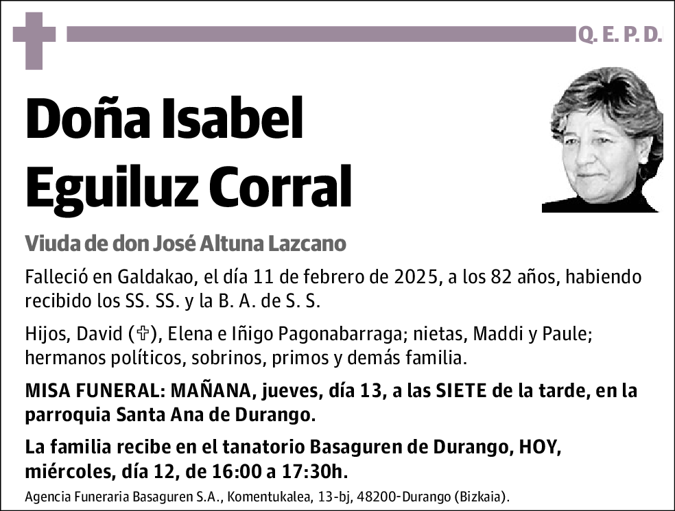 Isabel Eguiluz Corral