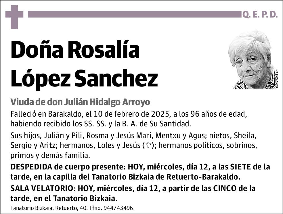 Rosalía López Sánchez