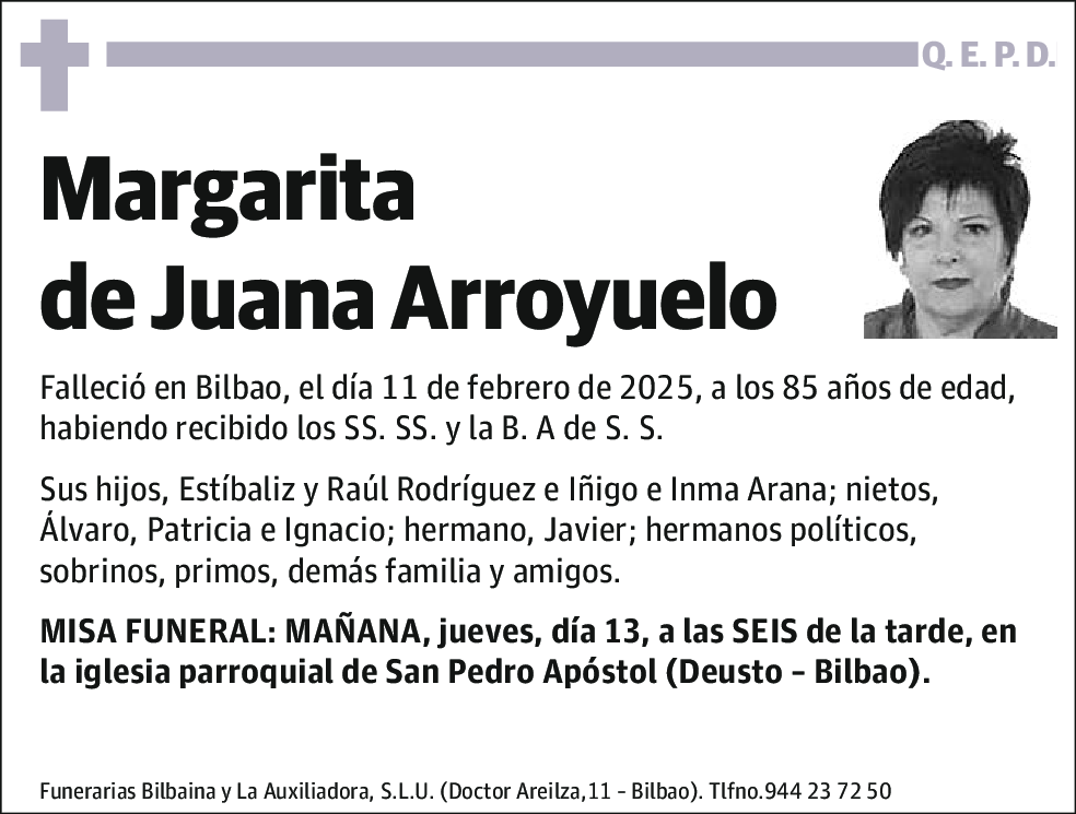 Margarita de Juana Arroyuelo