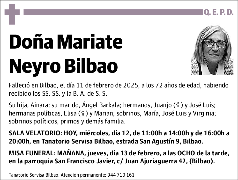 Maria Teresa Neyro Bilbao