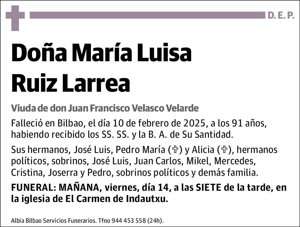 María Luisa Ruiz Larrea