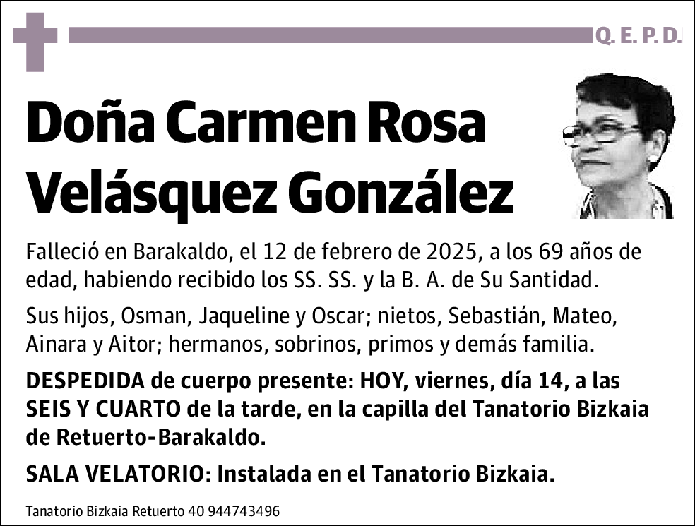 Carmen Rosa Velásquez González