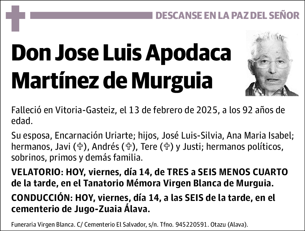 Jose Luis Apodaca Martínez de Murguia