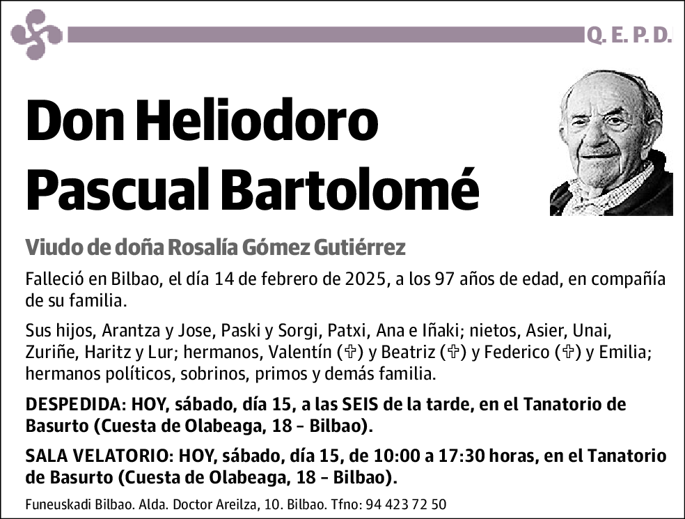 Heliodoro Pascual Bartolomé