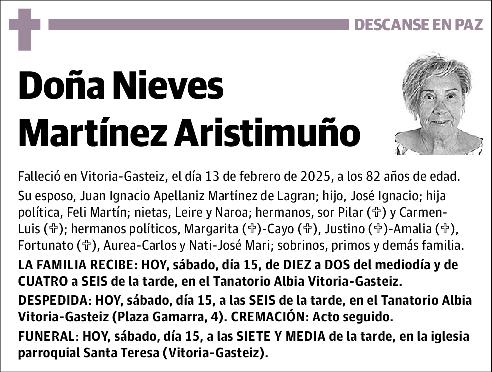Nieves Martinez Aristimuño