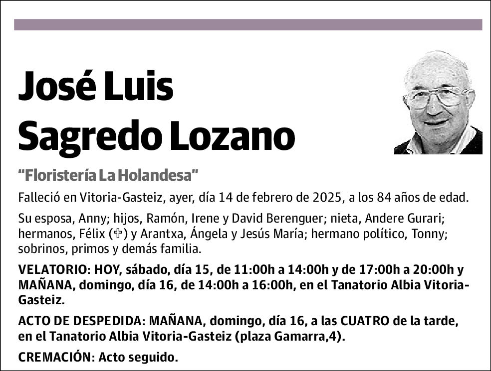 José Luis Sagredo Lozano