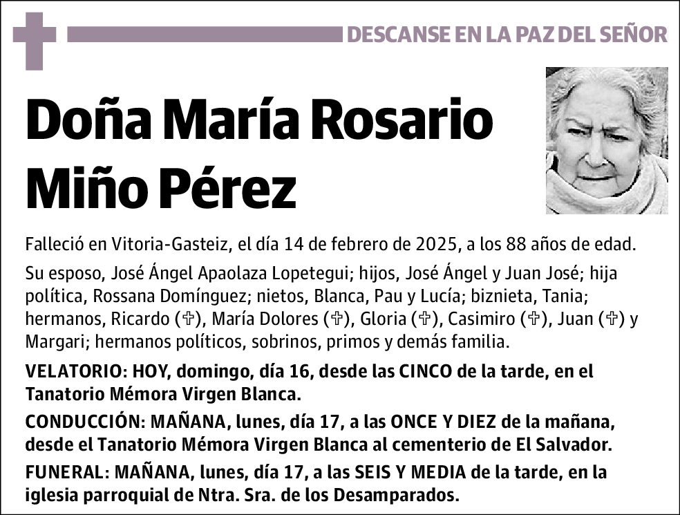 María Rosario Miño Pérez