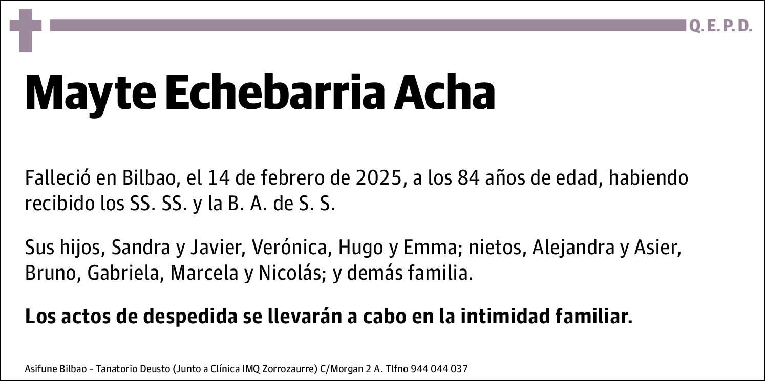 Mayte Echebarria Acha