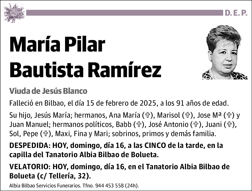 María Pilar Bautista Ramírez