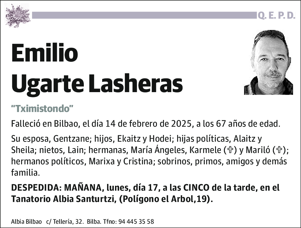 Emilio Ugarte Lasheras