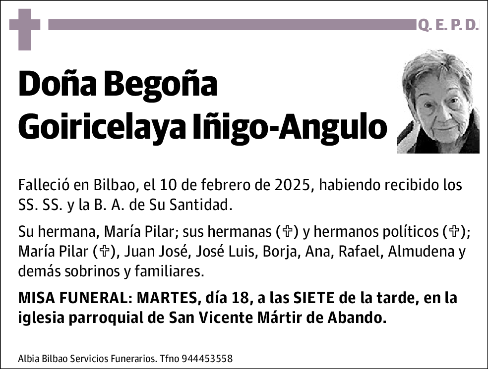 Begoña Goiricelaya Iñigo-Angulo