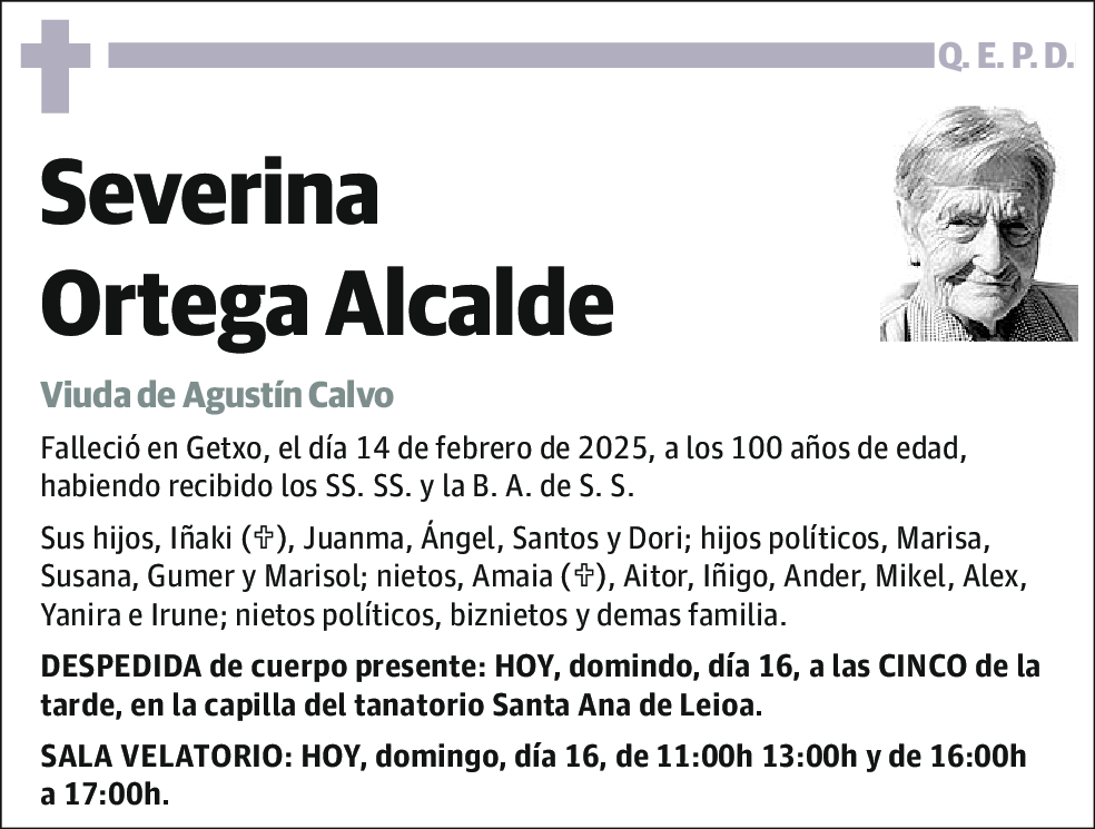 Severina Ortega Alcalde