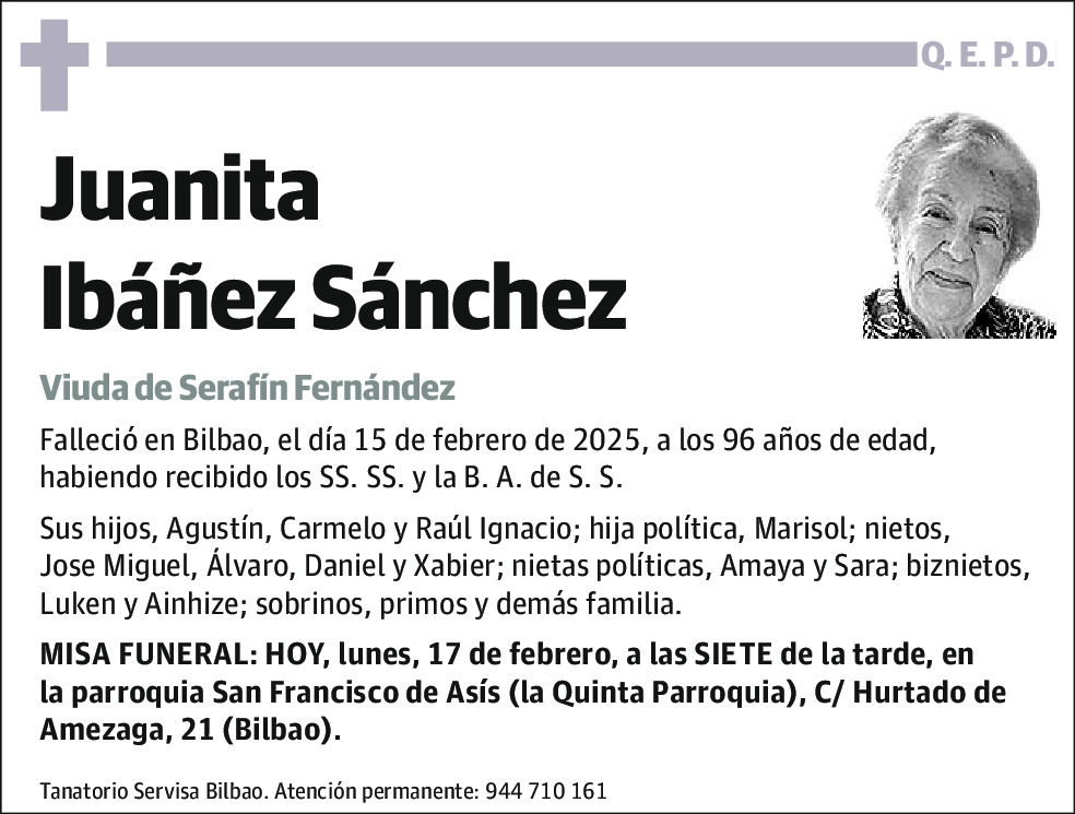 Juanita Ibáñez Sánchez