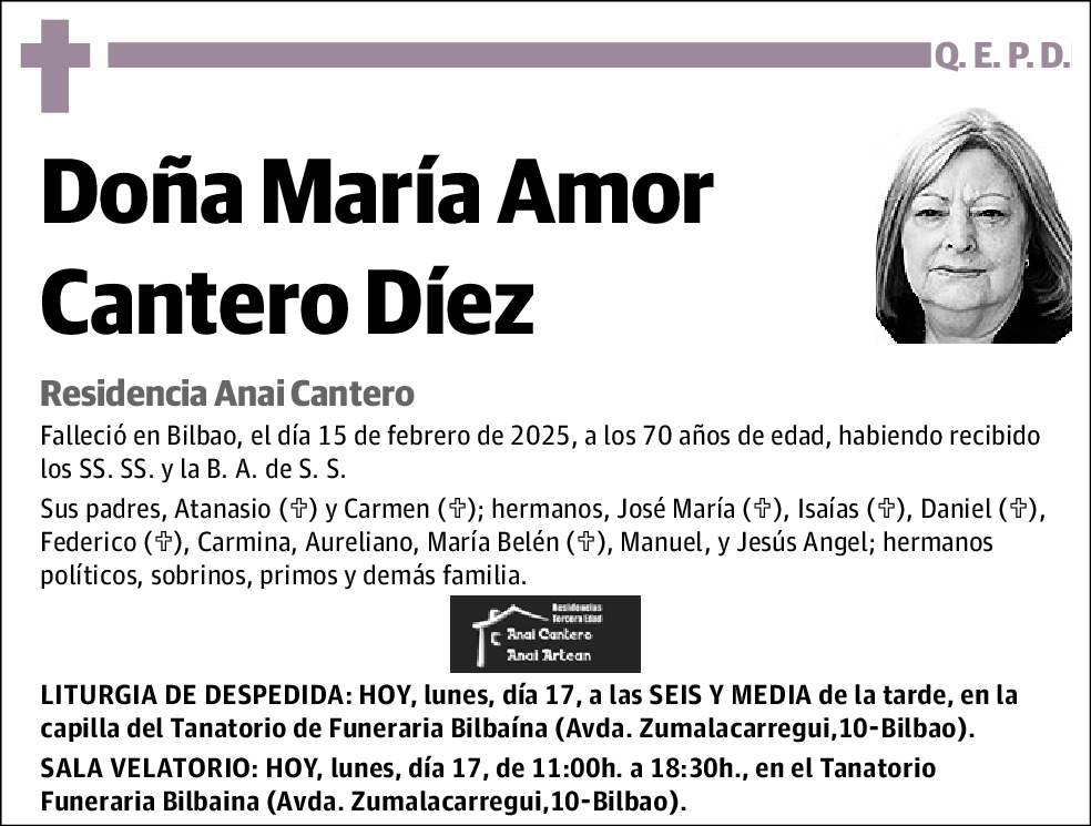 María Amor Cantero Díez