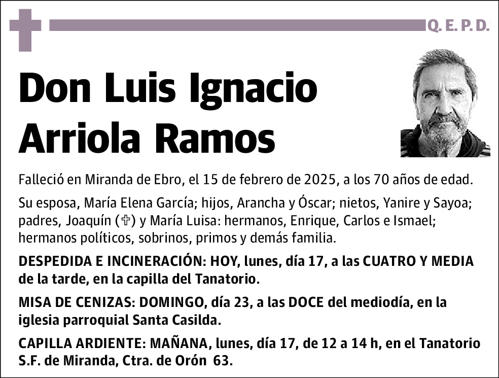Luis Ignacio Arriola Ramos