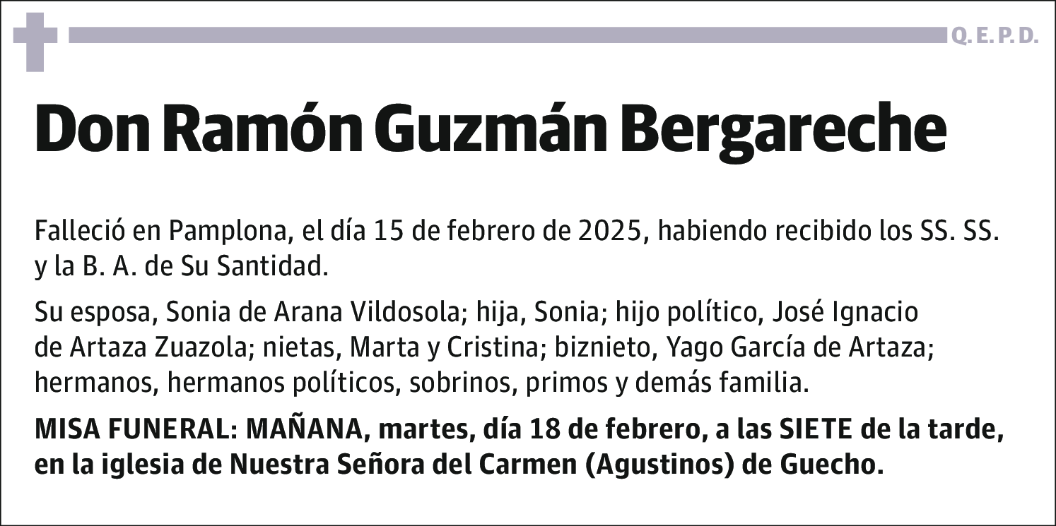 Ramón Guzmán Bergareche