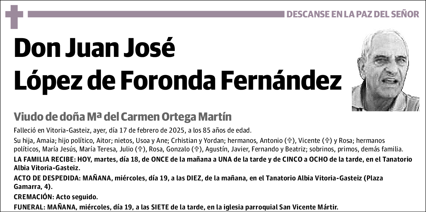 Juan José Lopez de Foronda