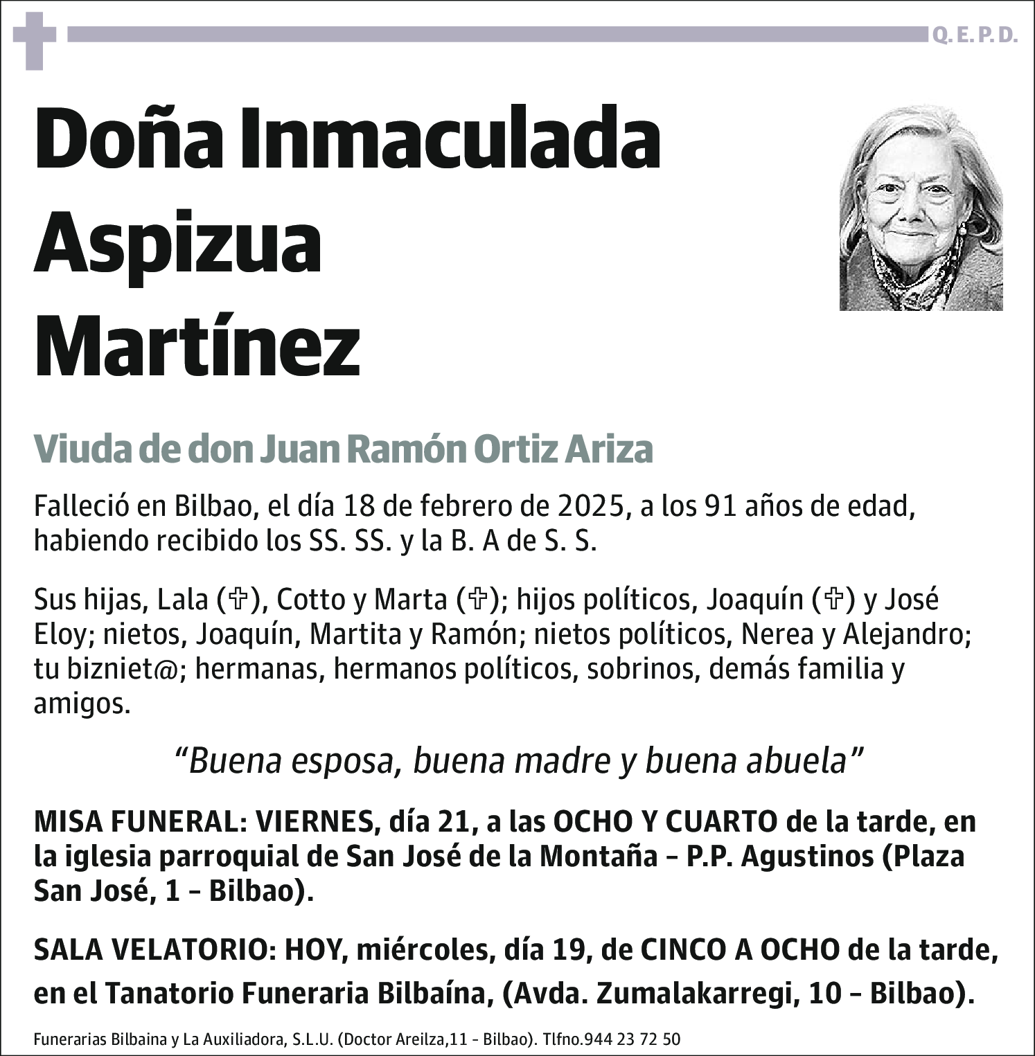 Inmaculada Aspizua Martínez