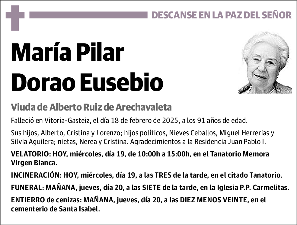 María Pilar Dorao Eusebio