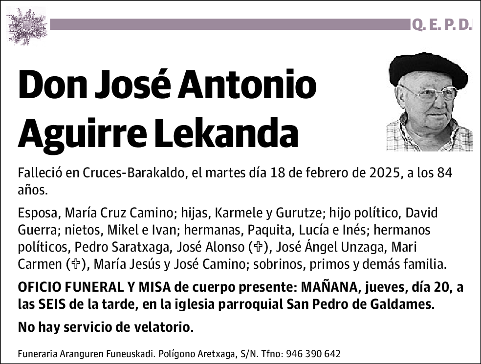 José Antonio Aguirre Lekanda