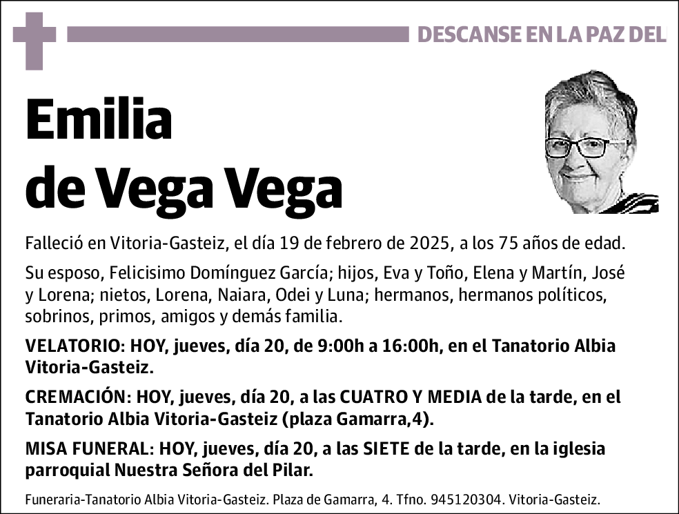 Emilia de Vega Vega