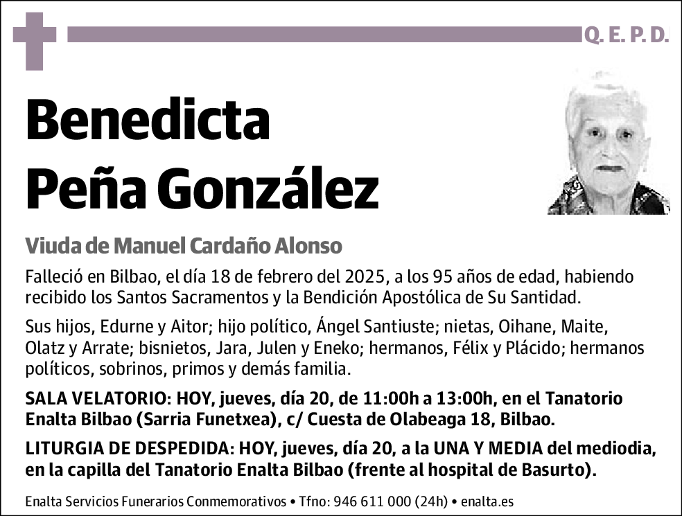 Benedicta Peña González