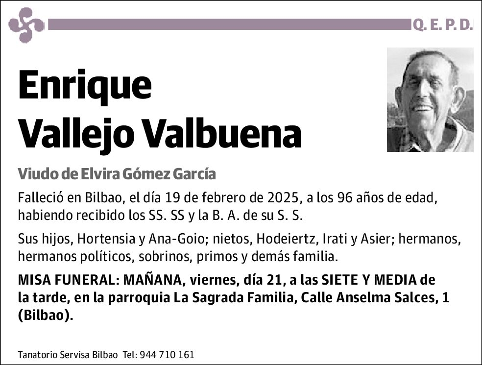 Enrique Vallejo Valbuena