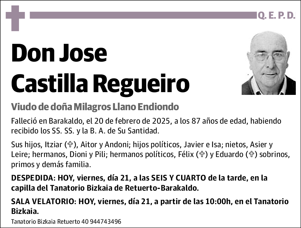 Jose Castilla Regueiro