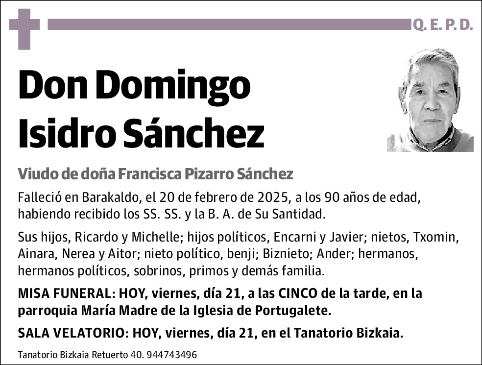 Domingo Isidro Sánchez