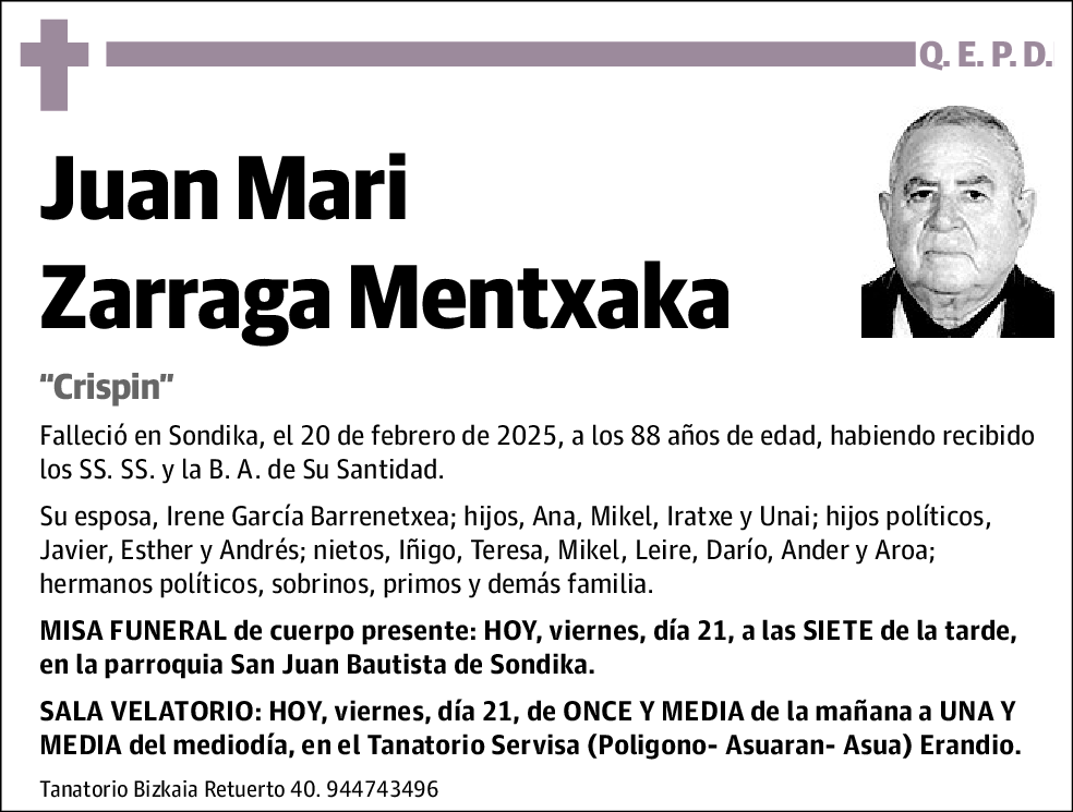 Juan Mari Zarraga Mentxaka