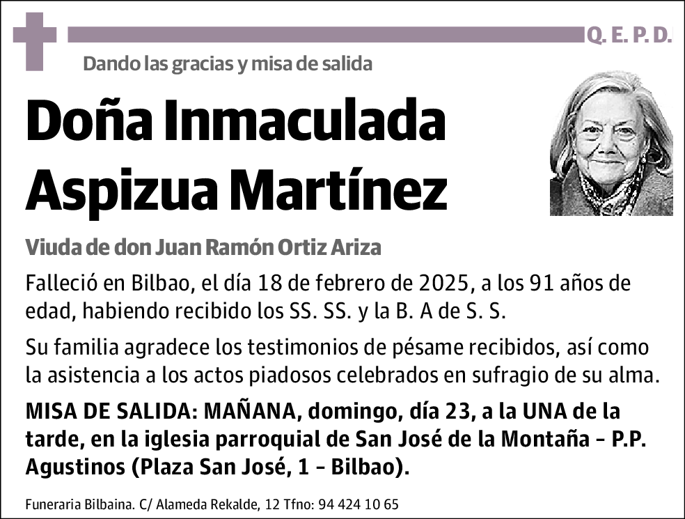 Inmaculada Aspizua Martínez