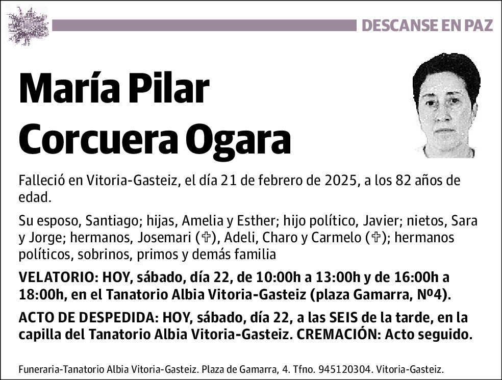 María Pilar Corcuera Ogara