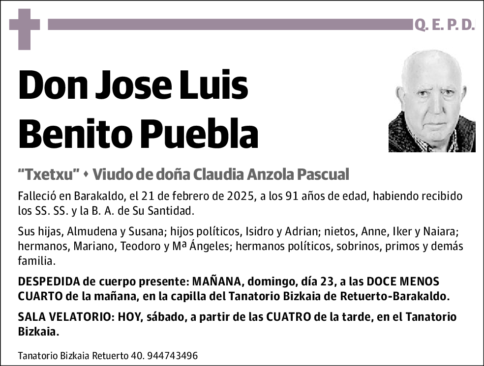 Jose Luis Benito Puebla